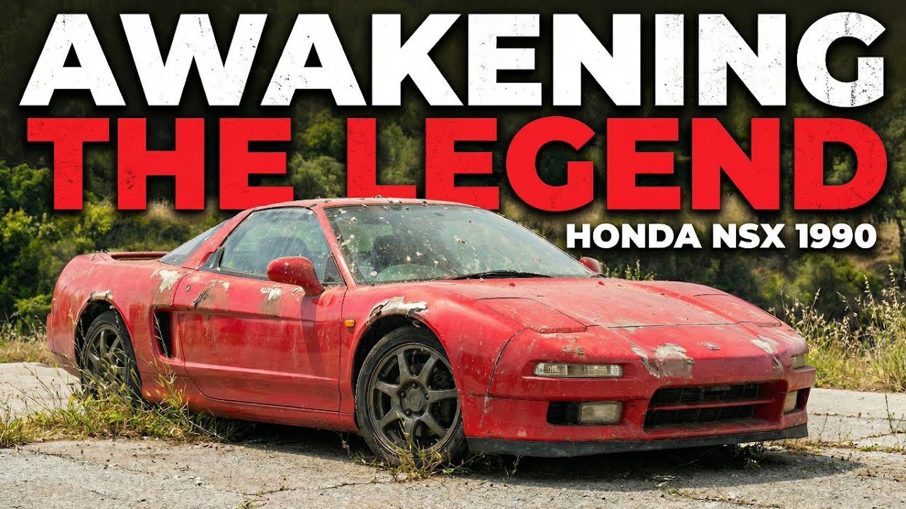 Asmr Car Restoration! Full Restoration of a Honda NSX 1990 from Abandoned to Awakening The Legend