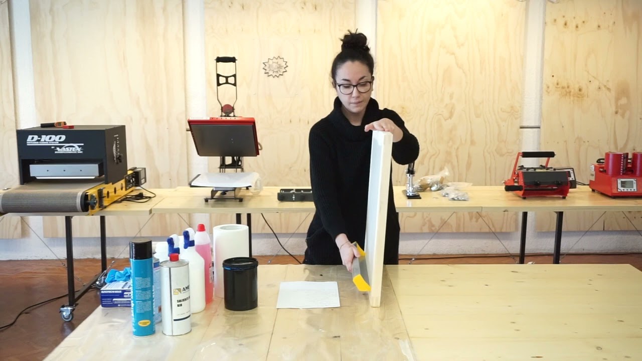 Serigrafia: come si emulsiona un telaio in modo corretto - CPL Fabbrika