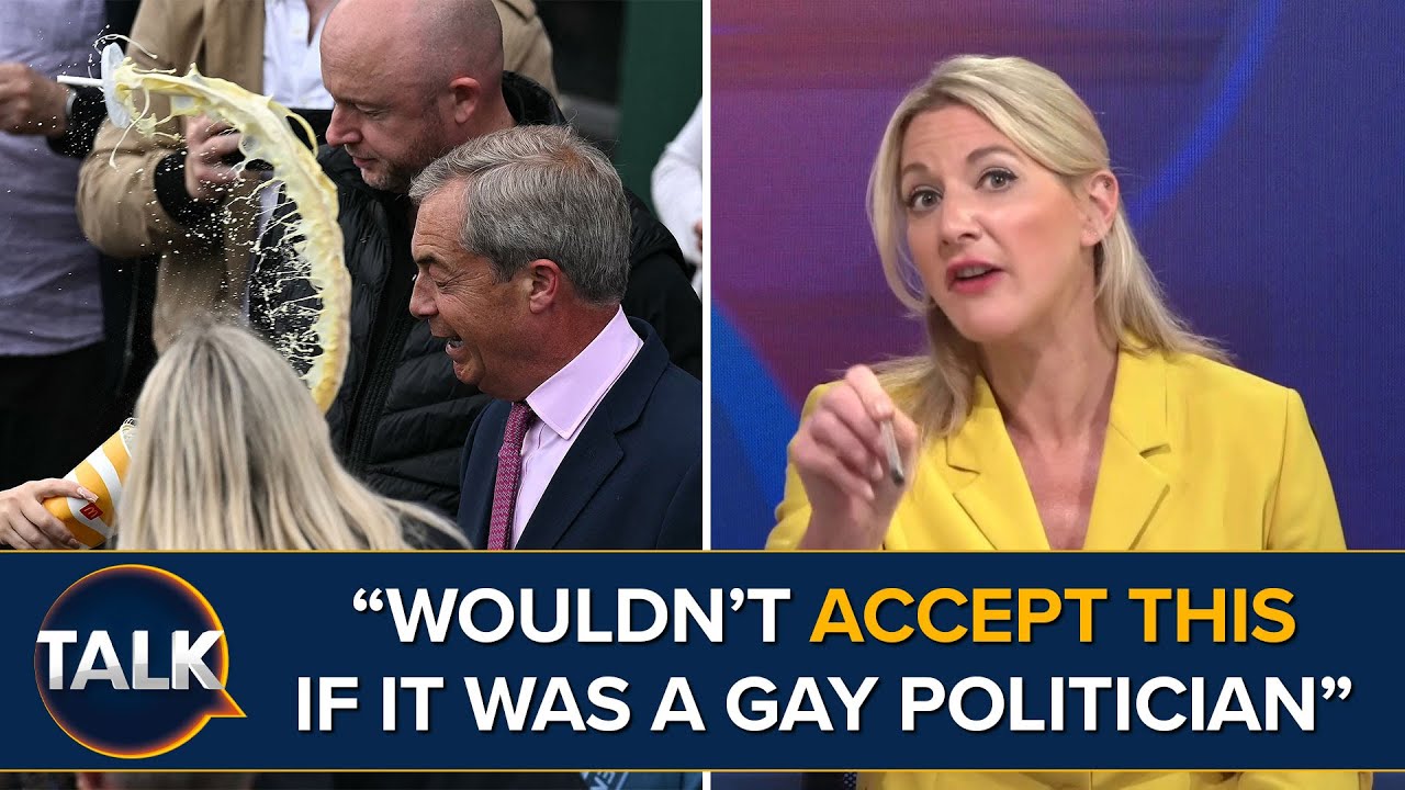 &ldquo;NOBODY Is A Fair Target!&rdquo; Alex Phillips SLAMS Pride Festival Over &lsquo;Toss A Milkshake At Farage&rsquo; Game