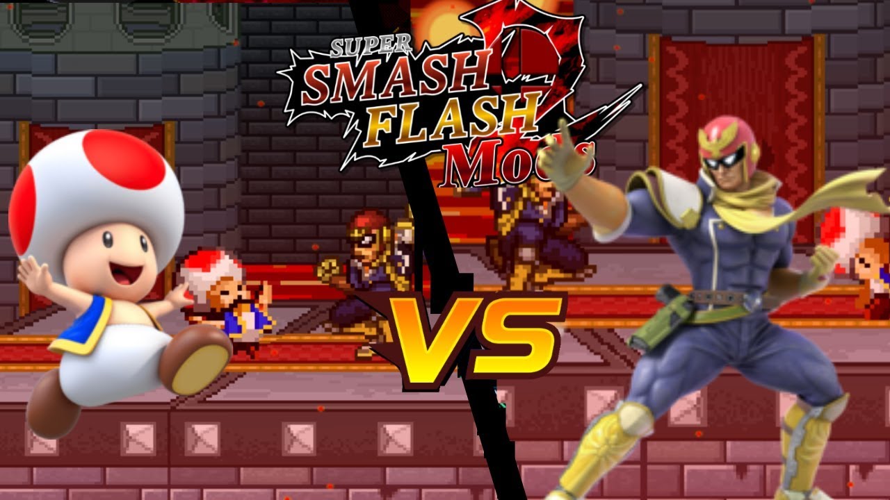 SSF2 09b mod fights-Toad Vs. C. Falcon