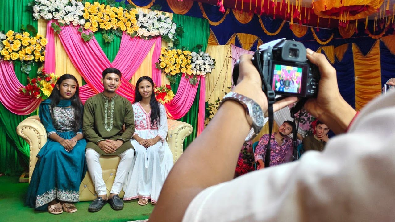 ছেলের বাড়িতে বিয়ে।😇 ভিন্ন রীতিনীতি বাংলাদেশের কোচ আদিবাসী সম্প্রদায়ের বিয়ে 🌺🍀