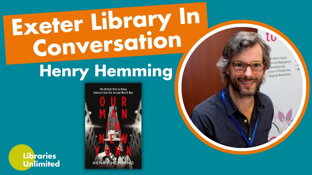 Exeter Library In Conversation: Henry Hemming