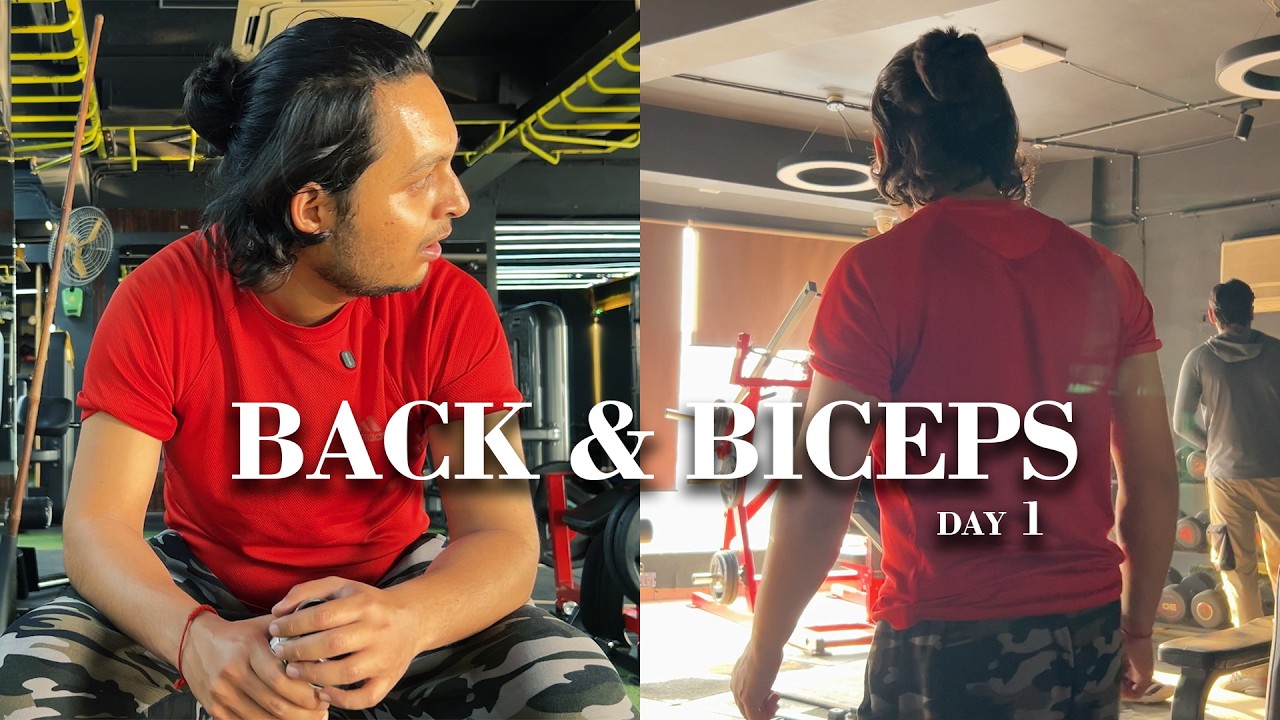 Road to 65 KG 💪 | Day 1 | Back & Biceps Workout | Skinny to Muscular Transformation | 2026
