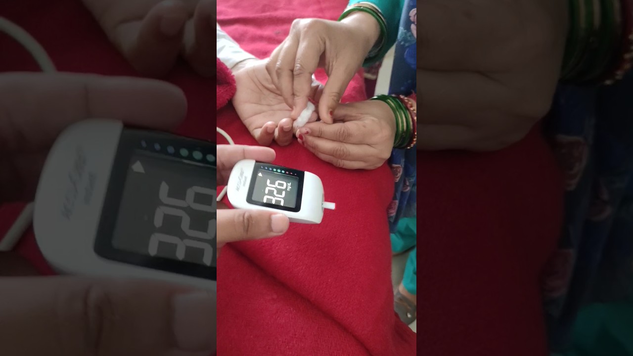 Random blood sugar | RBS |diabetes| glucometer#diabetes
