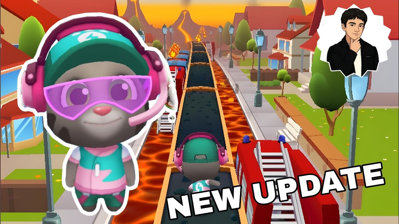 Talking Tom Gold Run NEW UPDATE – Lava Escape Gameplay On (IOS, Android) 