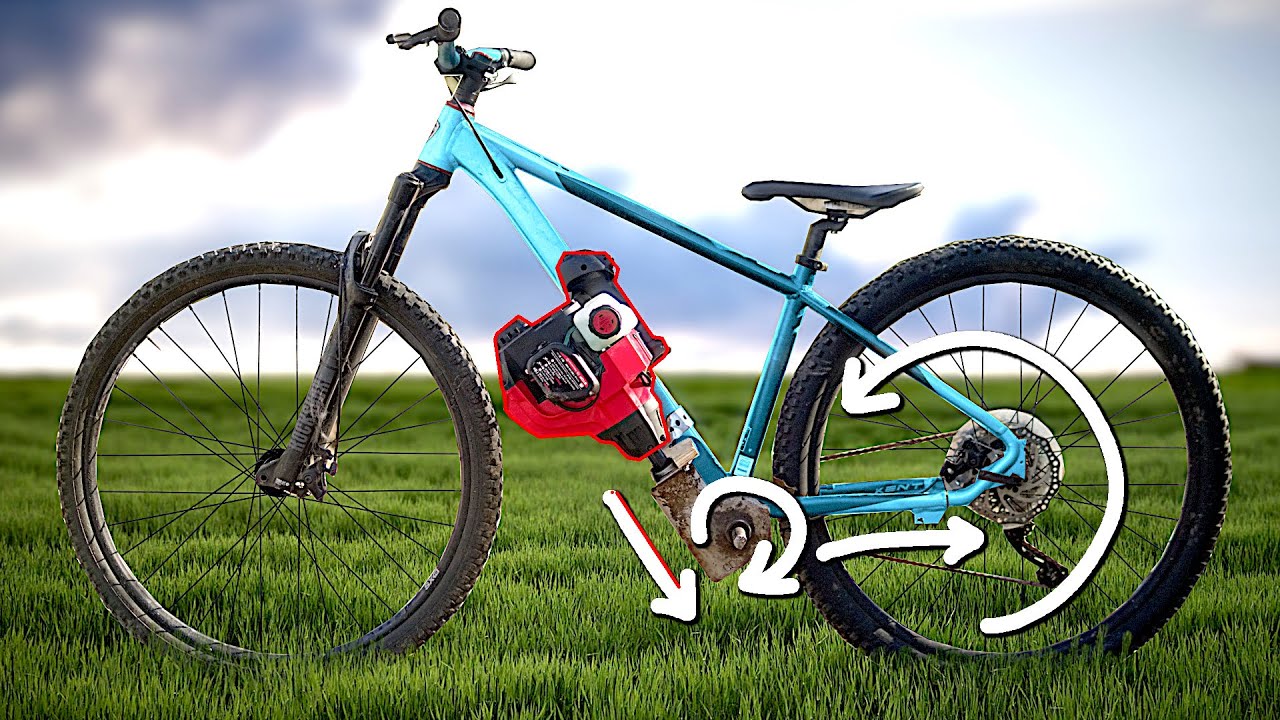 Weedeater Powered Bicycle (this shouldn't work)
