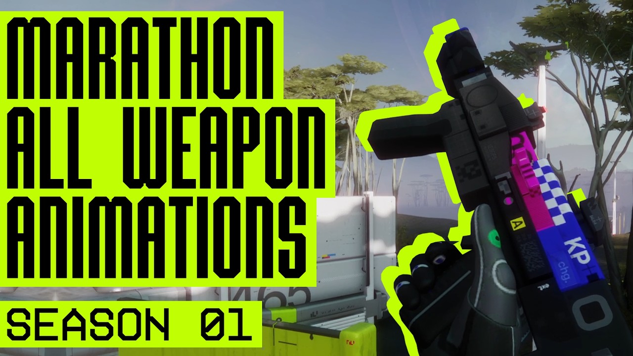 All Marathon (2026) Weapon Animations (Season 1)