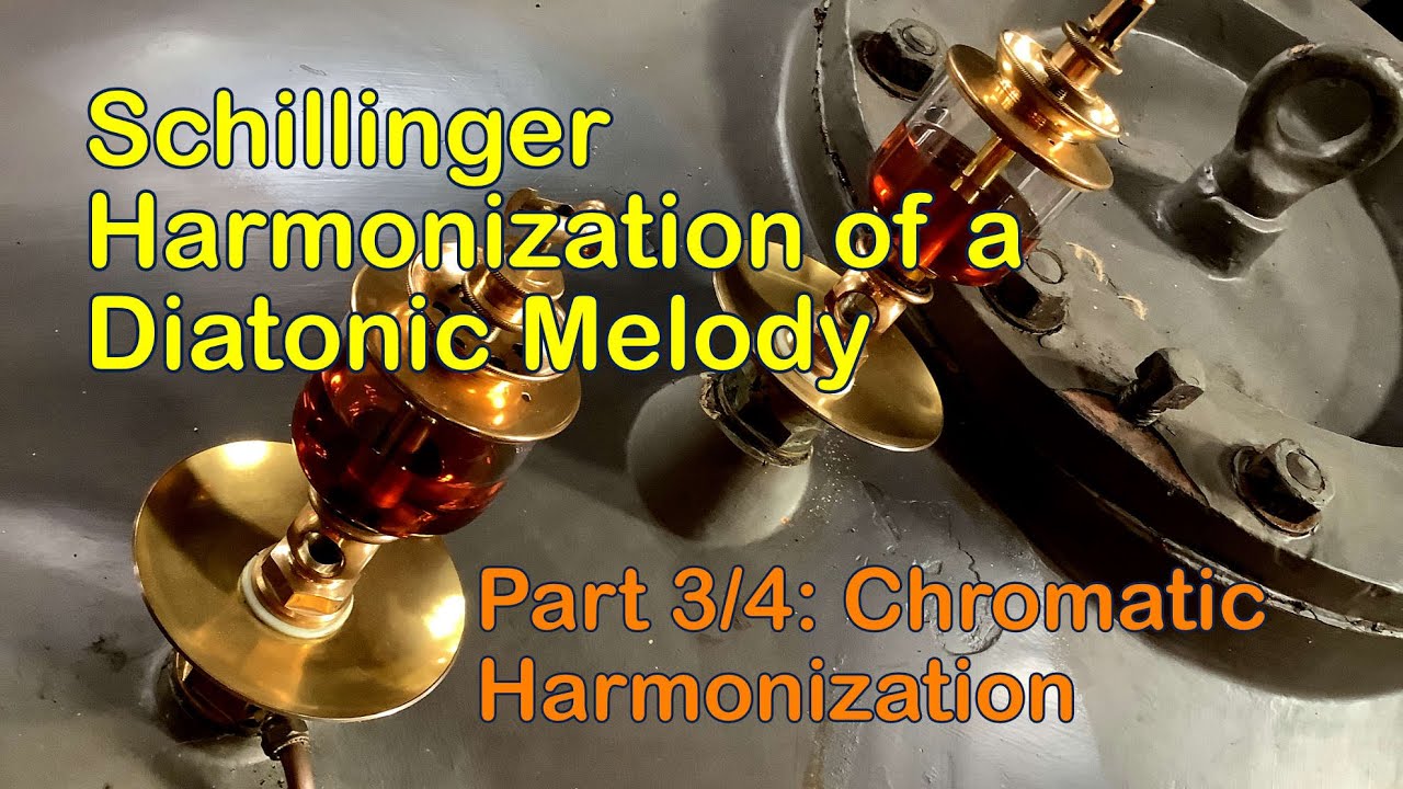 Schillinger Harmonization of a Diatonic Melody, Part 3/4 Chromatic Harmonization