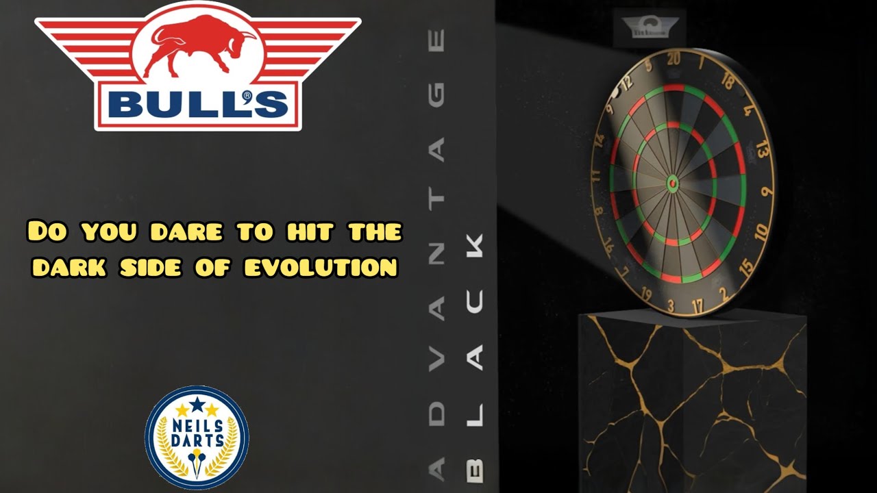 Черная мишень для дартса Bulls NL Advantage