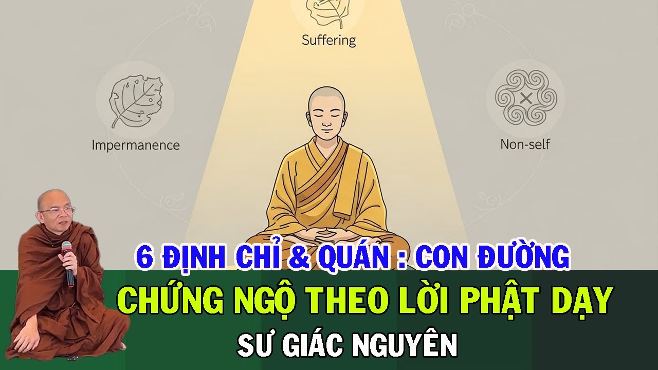 Sáu Định Chỉ & Quán: Con Đường Chứng Ngộ Theo Lời Phật Dạy | Sư Giác Nguyên | Sư Toại Khanh