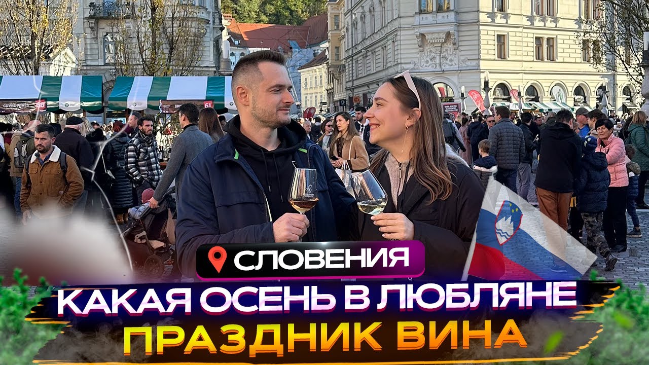 Наша жизнь в Словении. Погода осенью в Любляне и праздник молодого вина