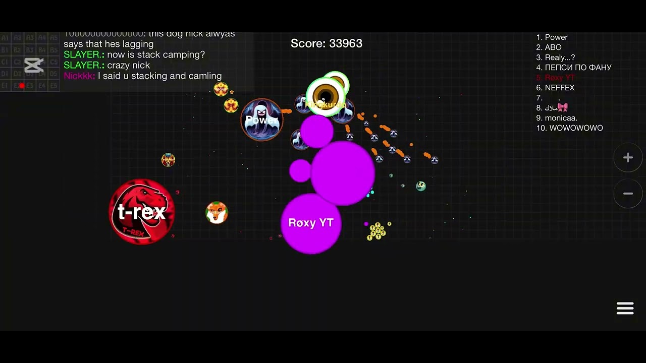 Blob stacking