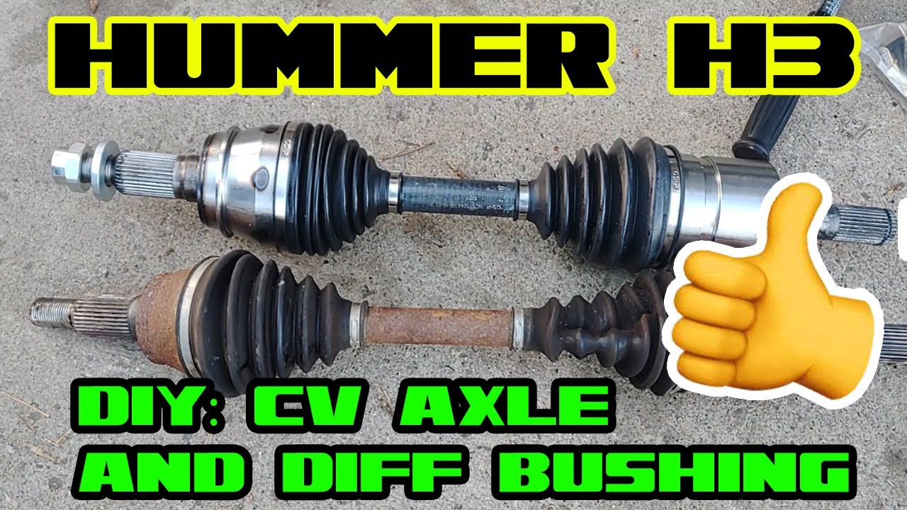 Hummer H3 - How to replace CV AXLE and differential bushing