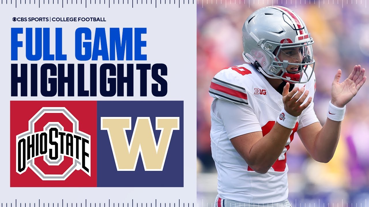 Ohio State Buckeyes vs Washington Huskies | Full Game Highlights | College Football Week 5