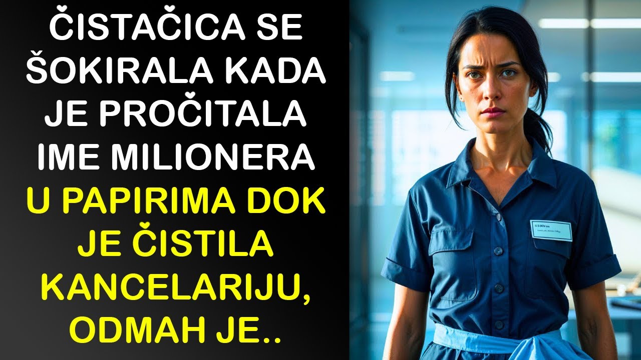ČISTAČICA SE ŠOKIRALA KADA JE PROČITALA IME MILIONERA U PAPIRIMA DOK JE ČISTILA KANCELARIJU, TADA JE