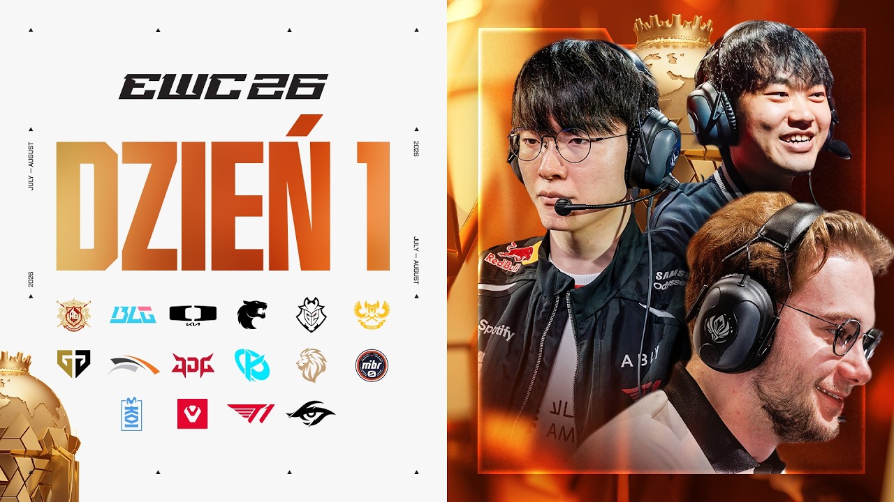 🔴EWC 2026 LEAGUE OF LEGENDS DZIEŃ 1 FAZA GRUPOWA🔴