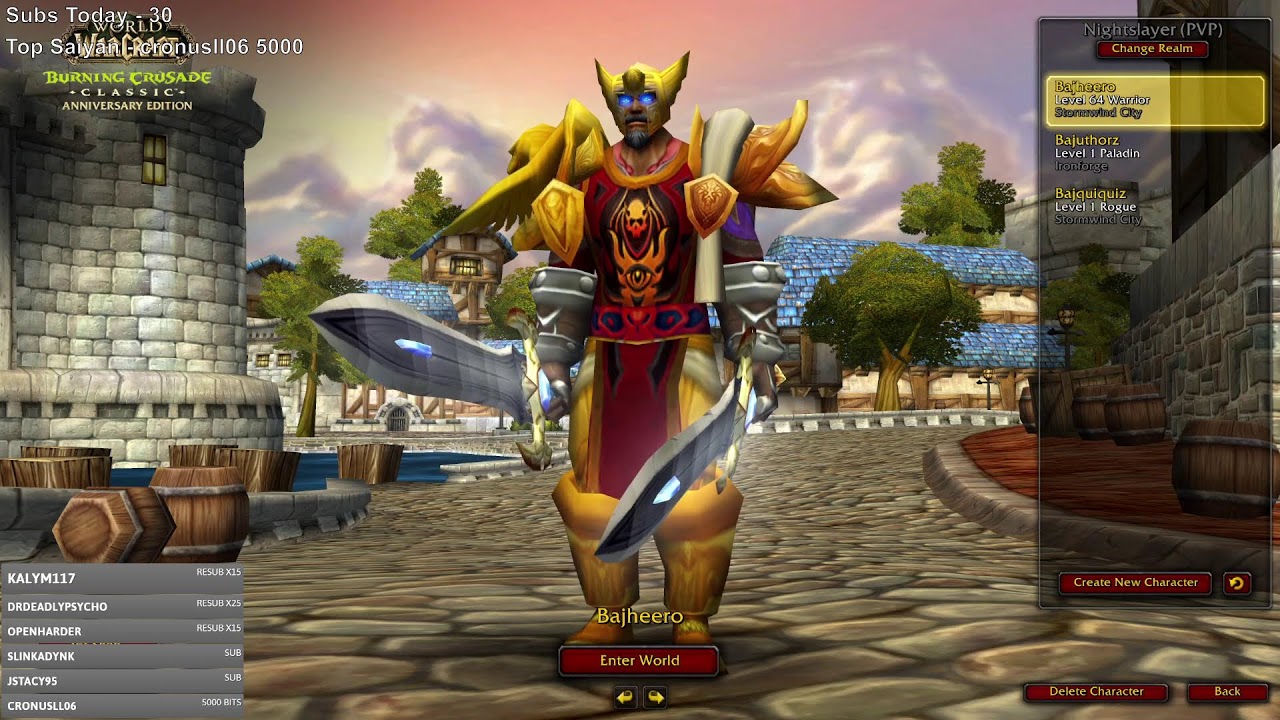 🔥TBC 3 LAUNCH: Lvl 63+ Fury Warrior Leveling Adventures🔥- World of Warcraft Classic