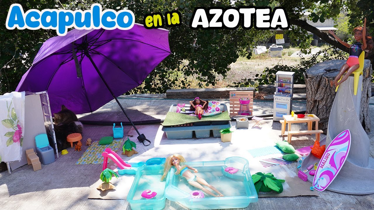 HAGO Una PLAYA Para BARBIE En La AZOTEA 🏖️