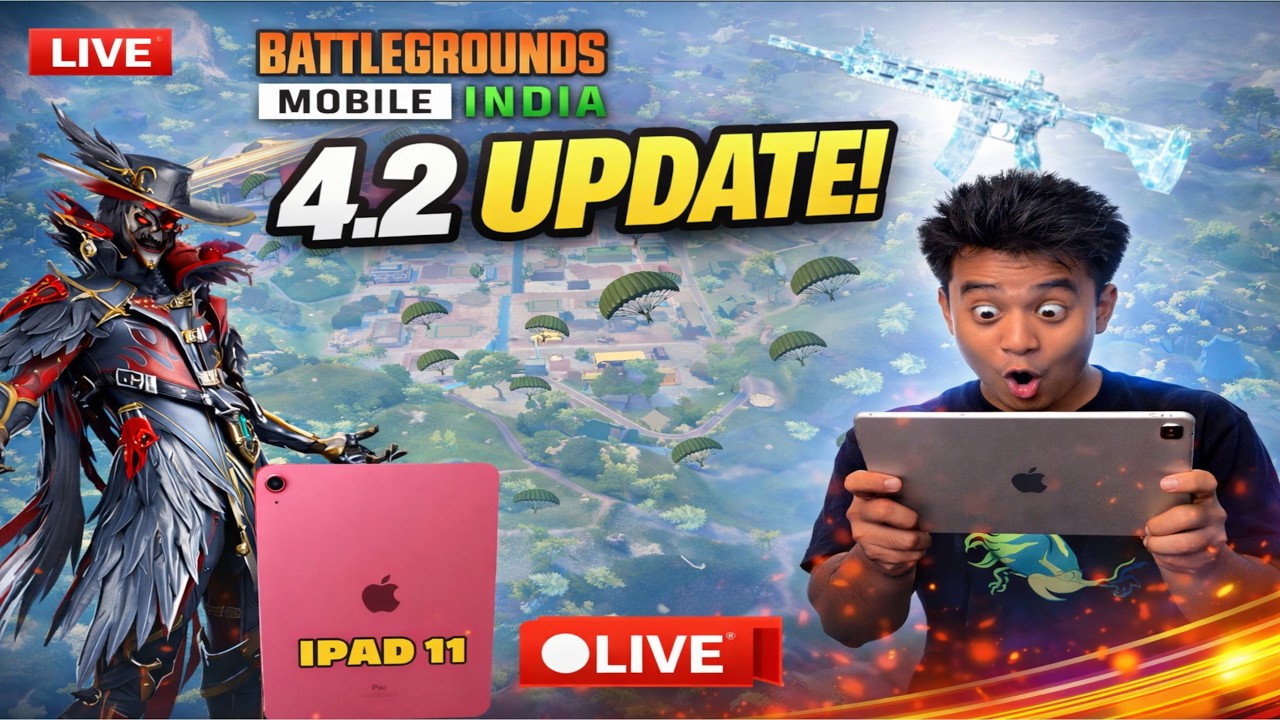 🔴 BGMI VERTICAL LIVE STREAM | iPad 11th Generation Full Rush Gameplay 🔥 #shorts #live