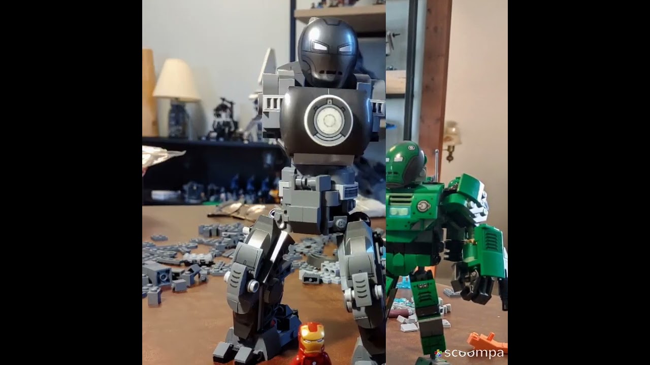 Building Chubbybots Iron Monger. Lego set #76190