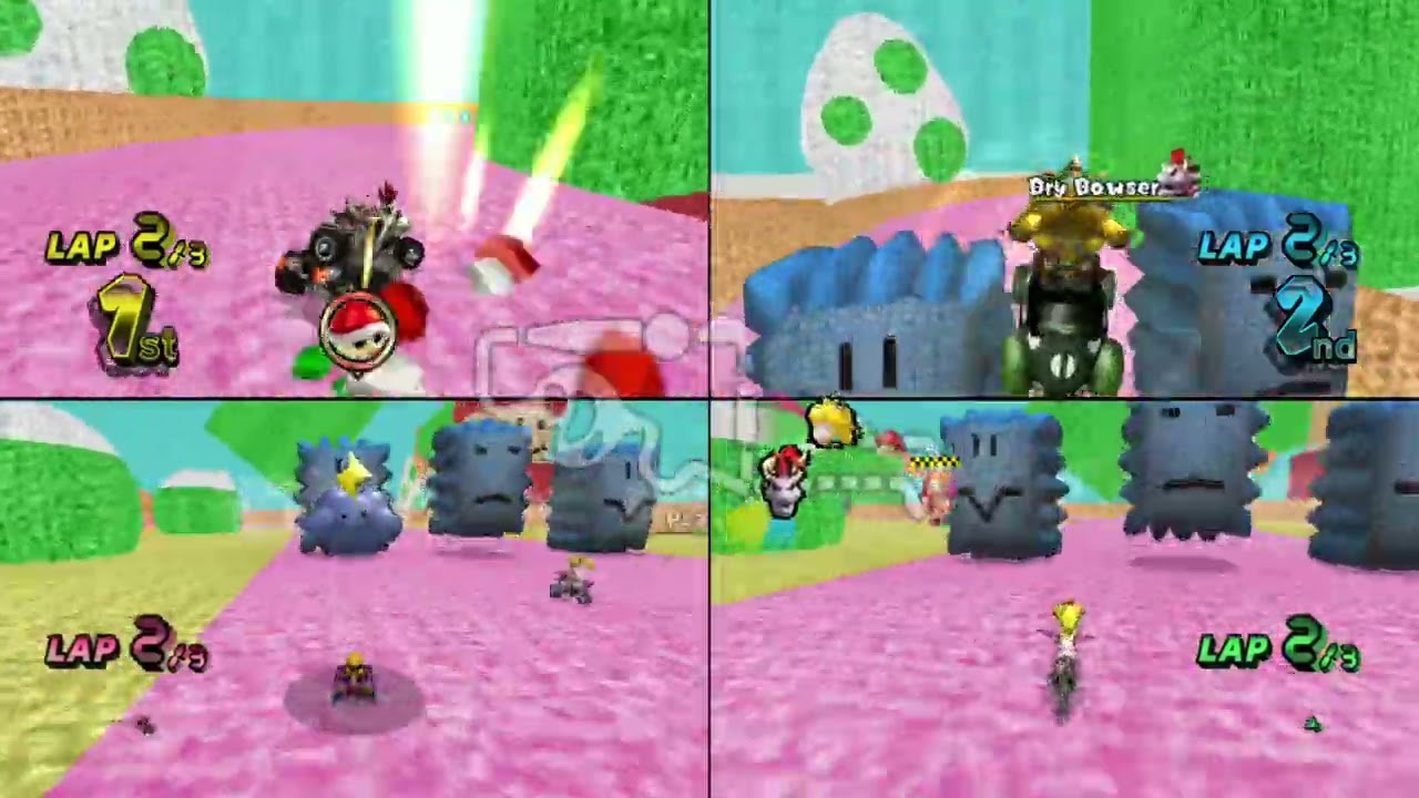 Mario Kart Wii Custom Tracks ✦ 4 Players #460