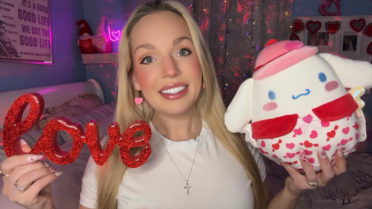 ASMR Valentine’s Shopping Haul💖🎀