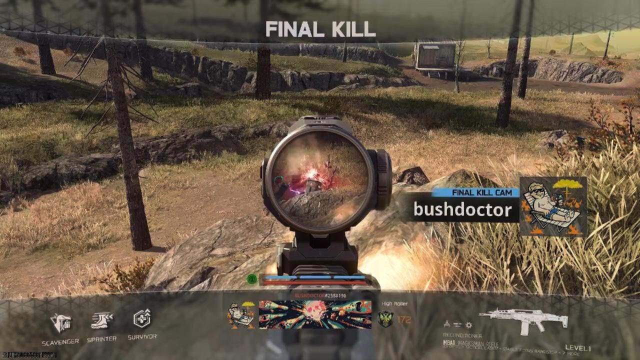 Bushdoctor warzone battleroyale casual 1 v 4 win