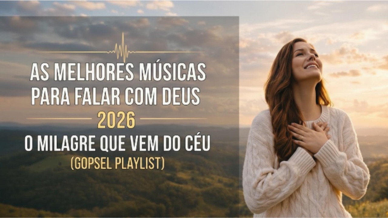 AS MELHORES MÚSICAS PARA FALAR COM DEUS 2026 - O MILAGRE QUE VEM DO CÉU (Playlist Gospel)