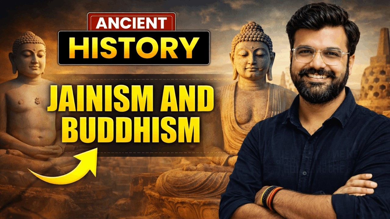 Ancient History | Jainism and Buddhism in One Shot | GK GS By Surya Sir