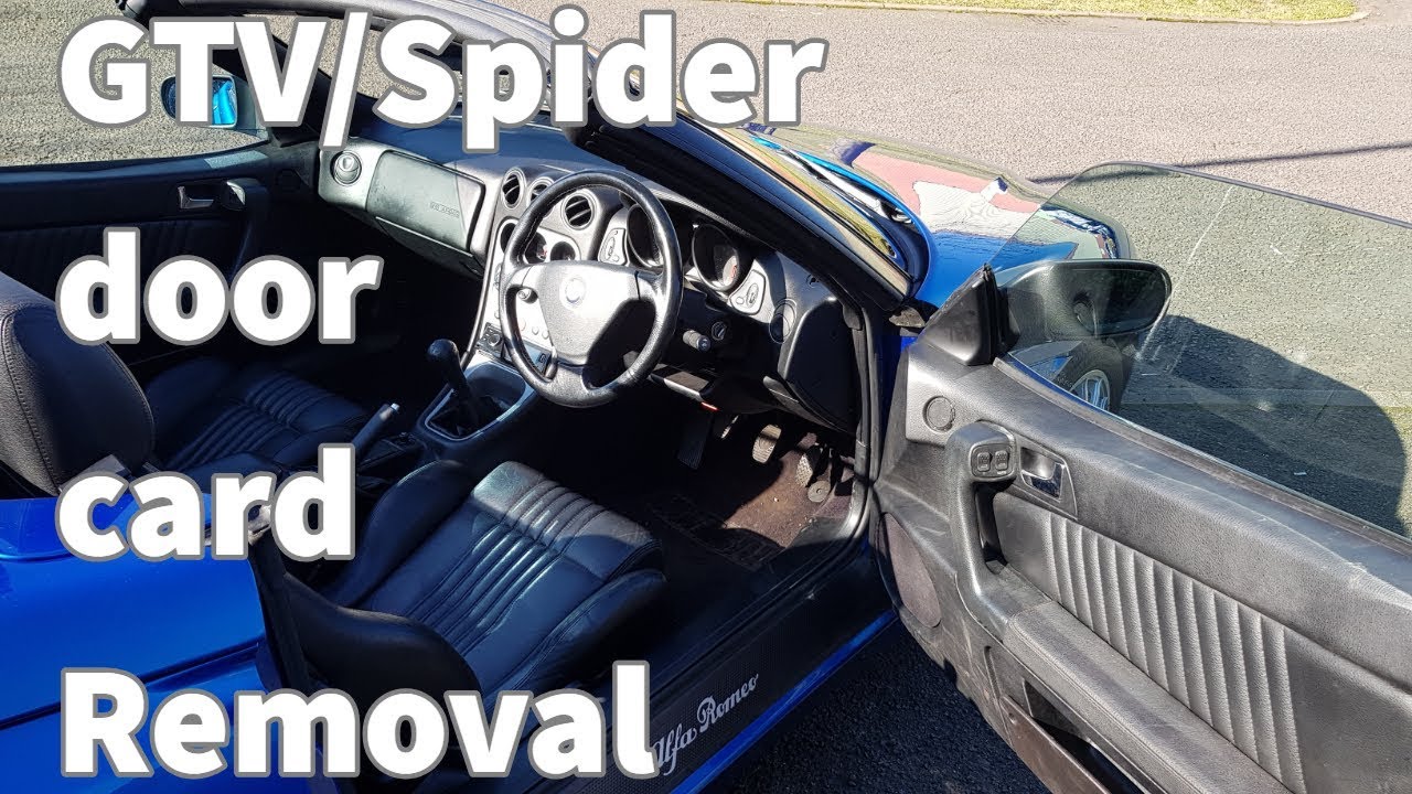 Снятие дверной карты Alfa GTV или Spider 916