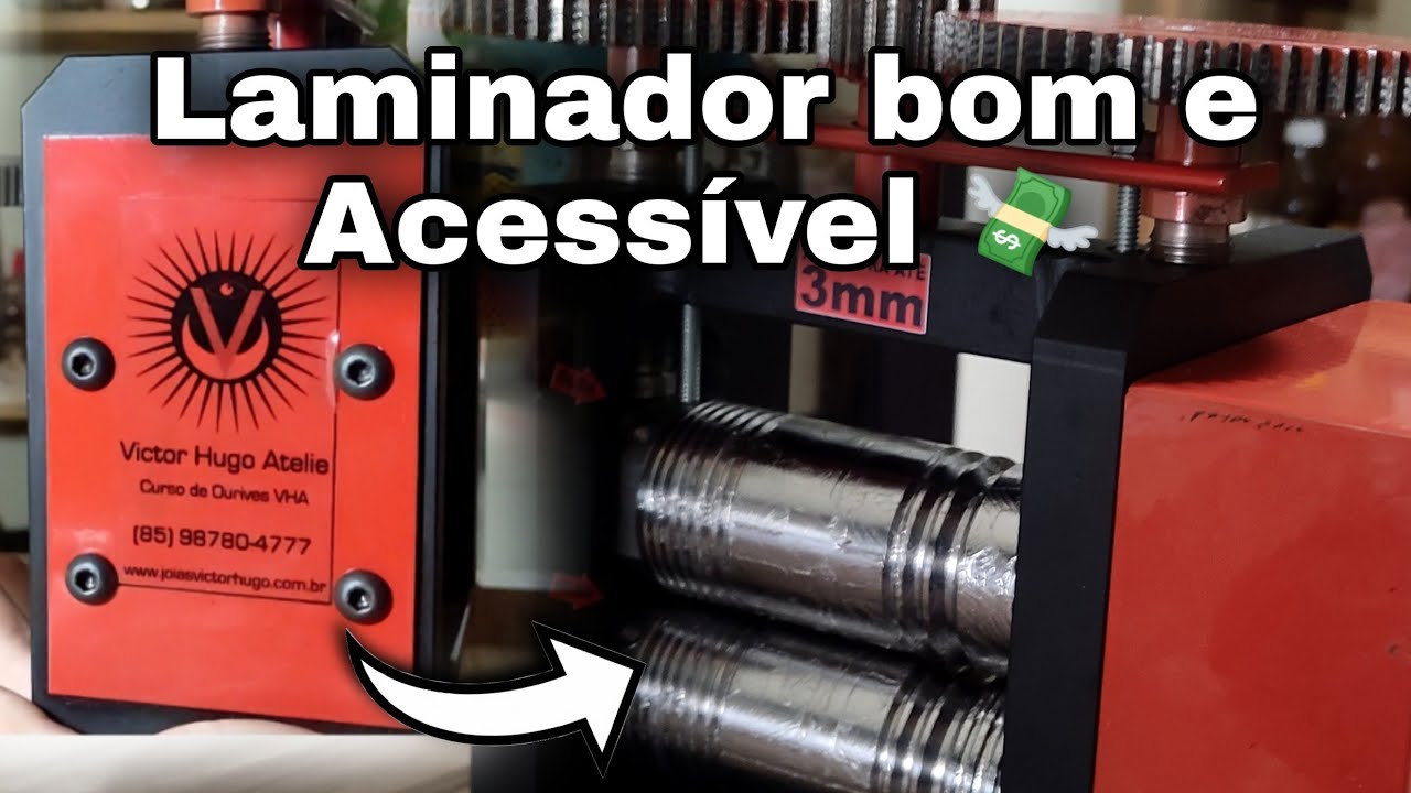 LAMINADOR DE OURIVES BOM E ACESSÍVEL UNBOXING