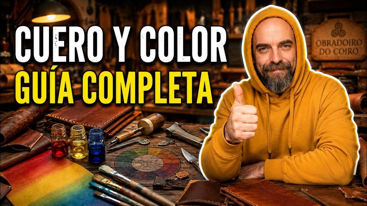 Cómo teñir y pintar cuero. 🎨 Cuero y color.