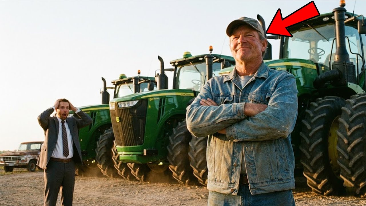 Drove Rusty Pickup to Dealership… They Laughed, Then He Bought Best 3 Machines