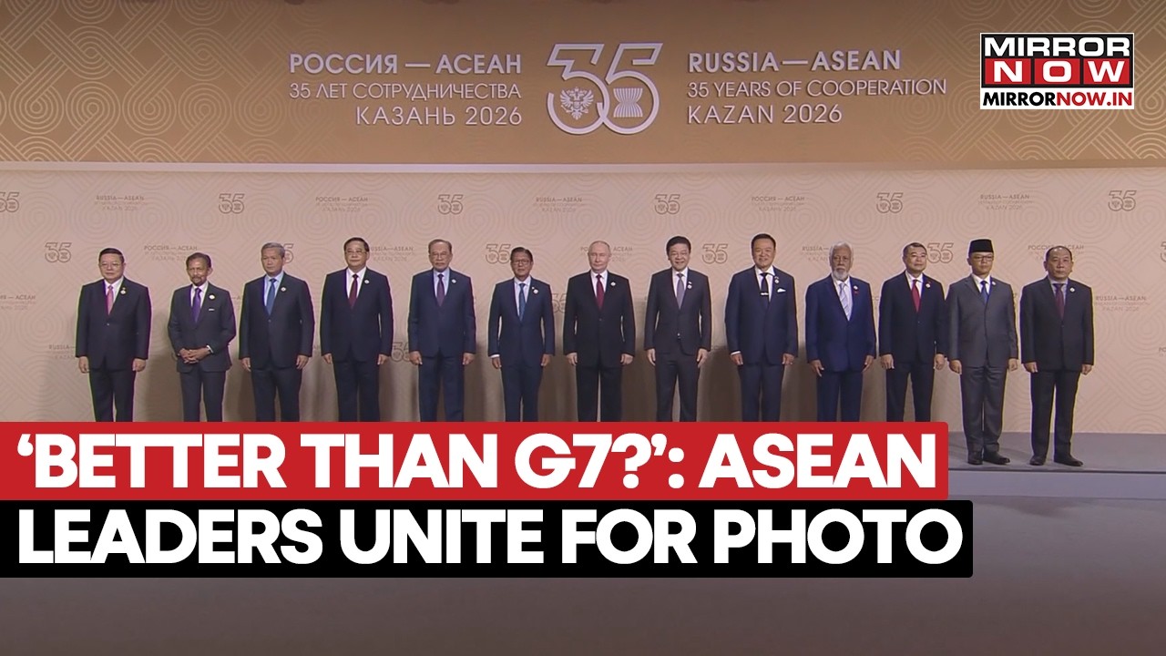 ASEAN Leaders Unite For Group Photo In Kazan, Russia As Putin Hosts Southeast Asian Leaders