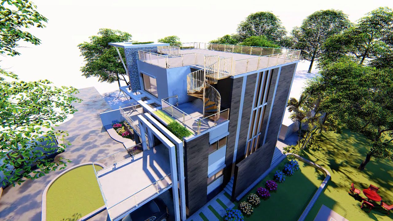 Triplex Design with Capony | Tulatuli | Dhagonbuiyan | Feni | PRODHAN's Design Studio | 01726341003
