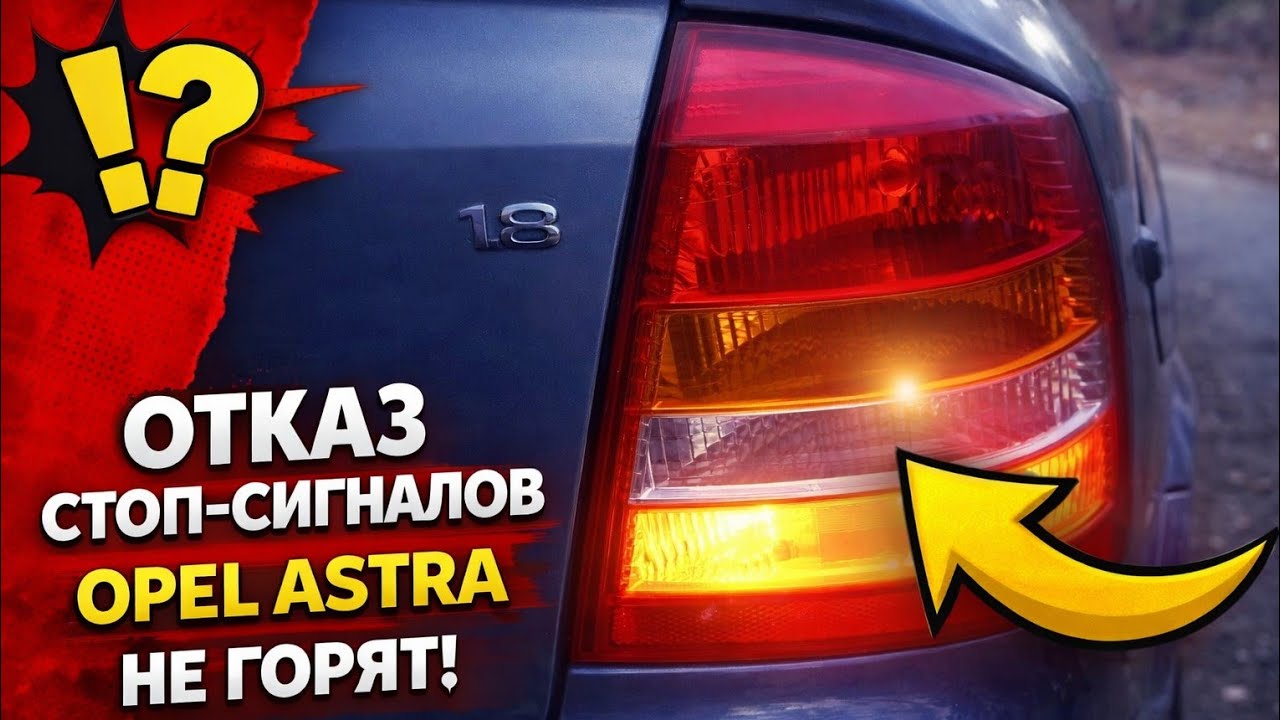 Отказ работы стоп-сигналов — Сообщество «Opel Astra
