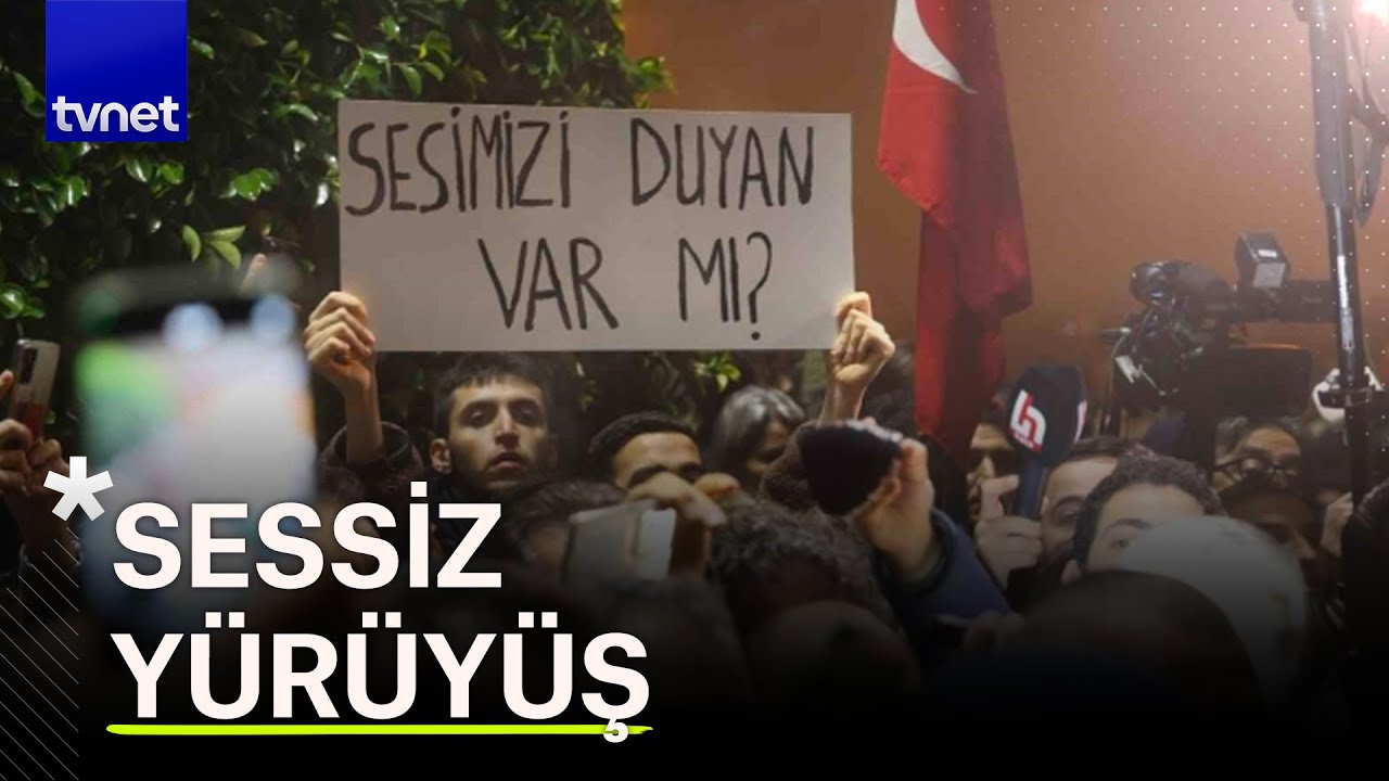 Hatay'da afetzedeler, hayatını kaybeden yakınları için yürüdü