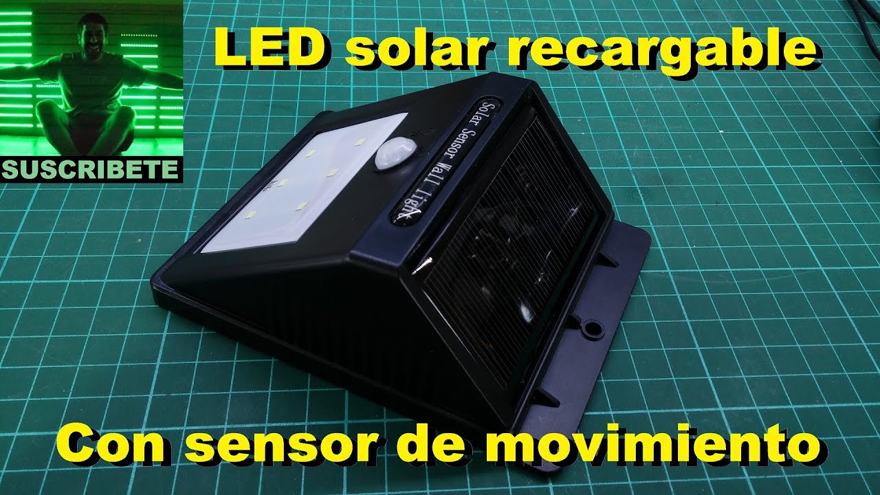 Que tiene adentro? #11: Luz recargable solar con sensor de movimiento