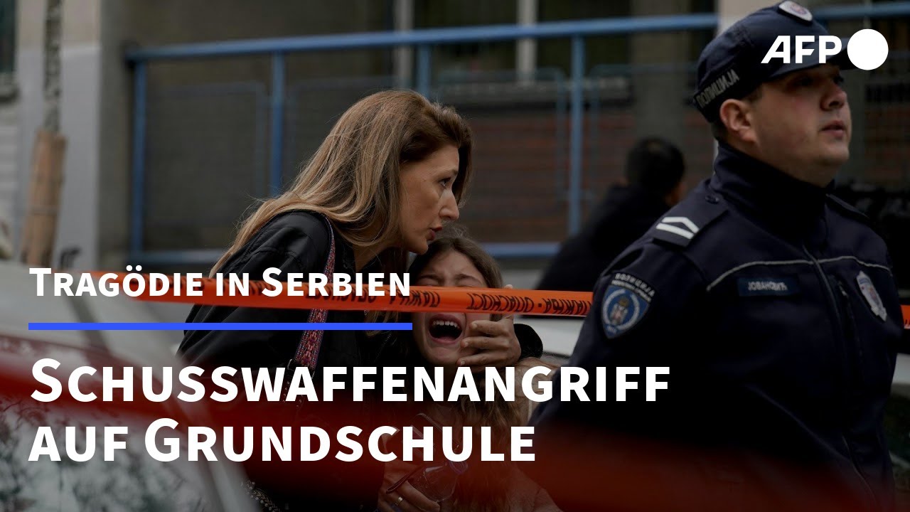 Acht Schulkinder und ein Wachmann in Schule in Belgrad getötet | AFP