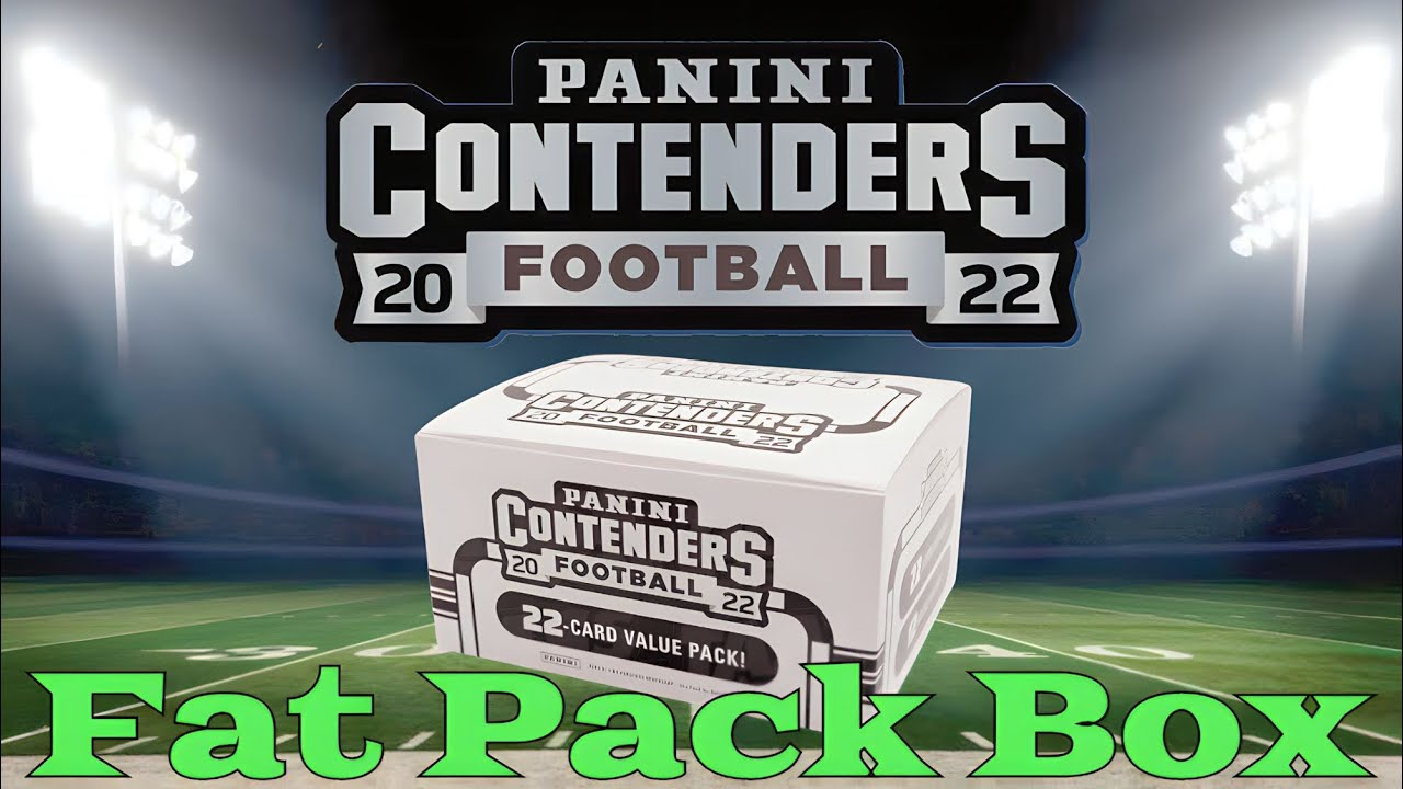 2022 Panini Contenders Football Fat Pack Box - Let's Open It Up!