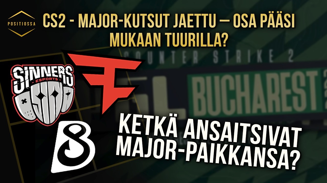 CS2 - Major-kutsut jaettu &ndash; osa p&auml;&auml;si mukaan tuurilla?