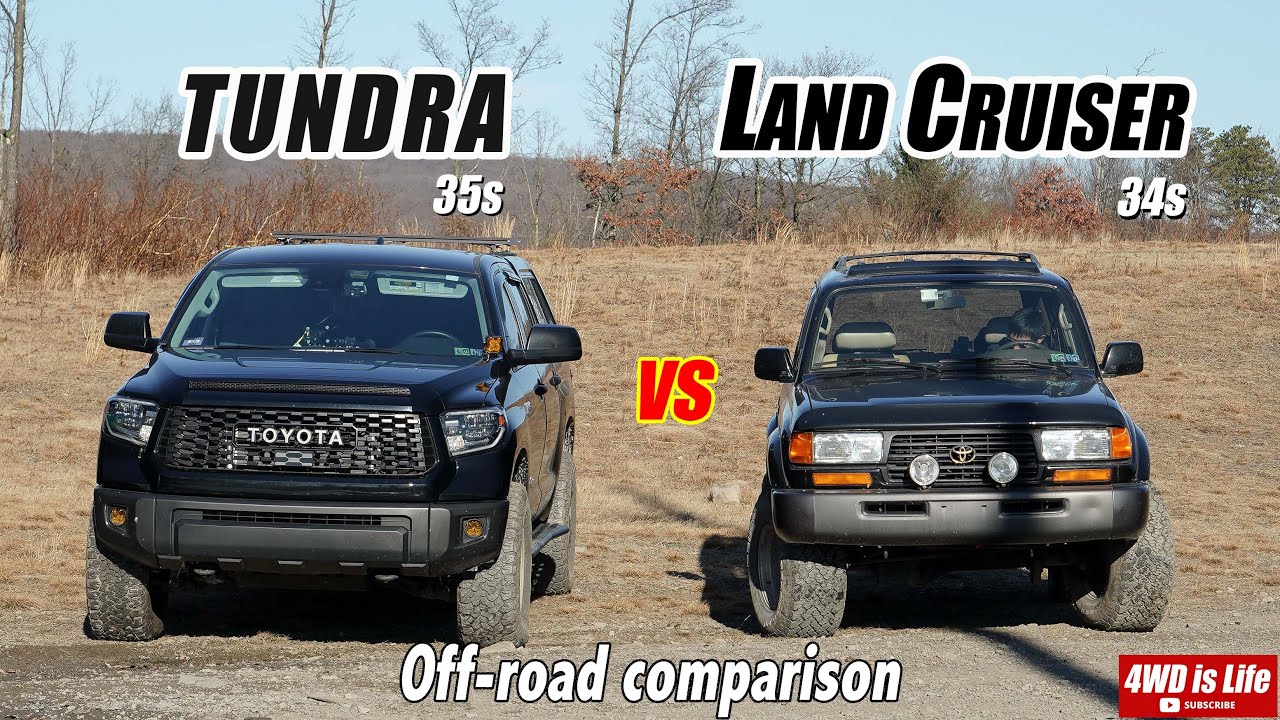 Toyota Tundra против Toyota Land Cruiser 80 серии — сравнение на бездорожье