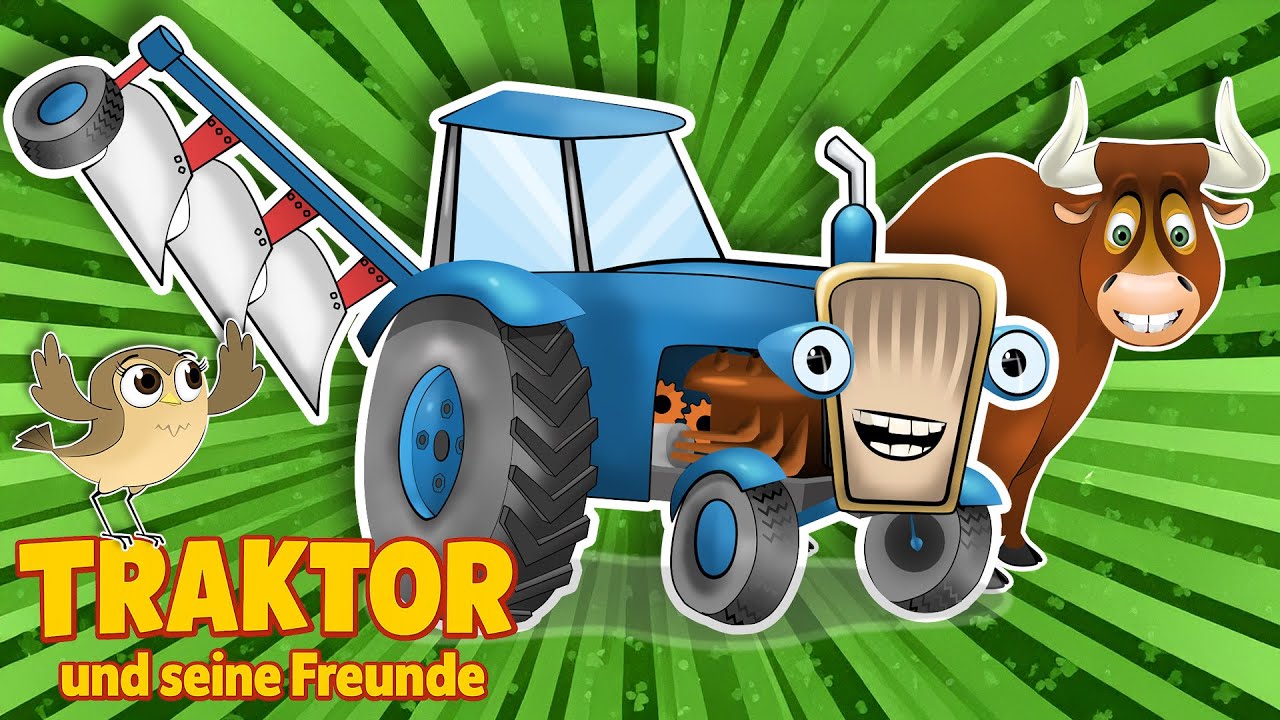 Traktor und seine Freunde: Das große Pflügen! Traktor-Geschichte für Kinder