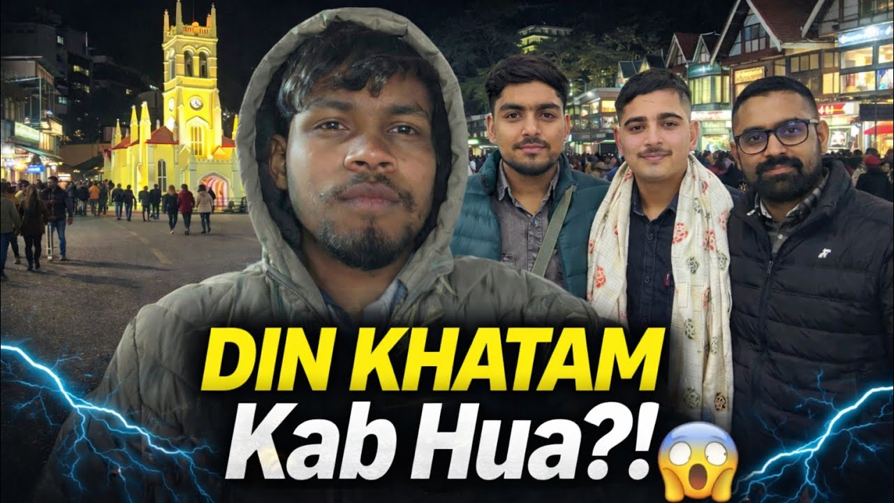 Shimla Mall Road at Night✨ Crazy Vibes 2026 #fit_by_luck #shimla #youtube #mallroad #vlog2026 #night