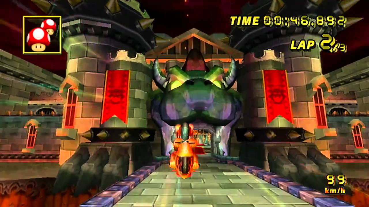 [MKW] Bowser's Castle - 02:11.295 - λ☆MARIO