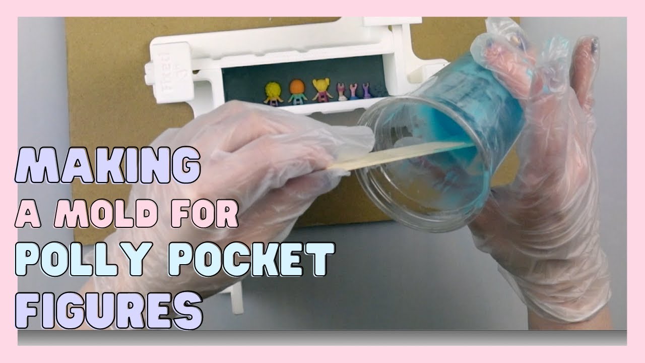 MAKING A SILICONE MOLD | Vintage Polly Pocket Collection