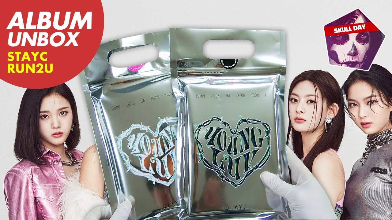 🌸UNBOXING STAYC YOUNG-LUV.COM (RUN2U)🌸2nd Mini Album Reaction 스테이씨 영 러브 닷컴 (런투유) 2집 미니 앨범 언박싱 개봉기