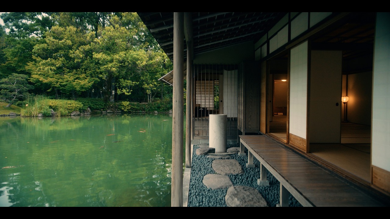 The Tranquil State of a Garden Villa Floating Over a Rainy Pond | Ollie Odyssey Japan Vol. 5
