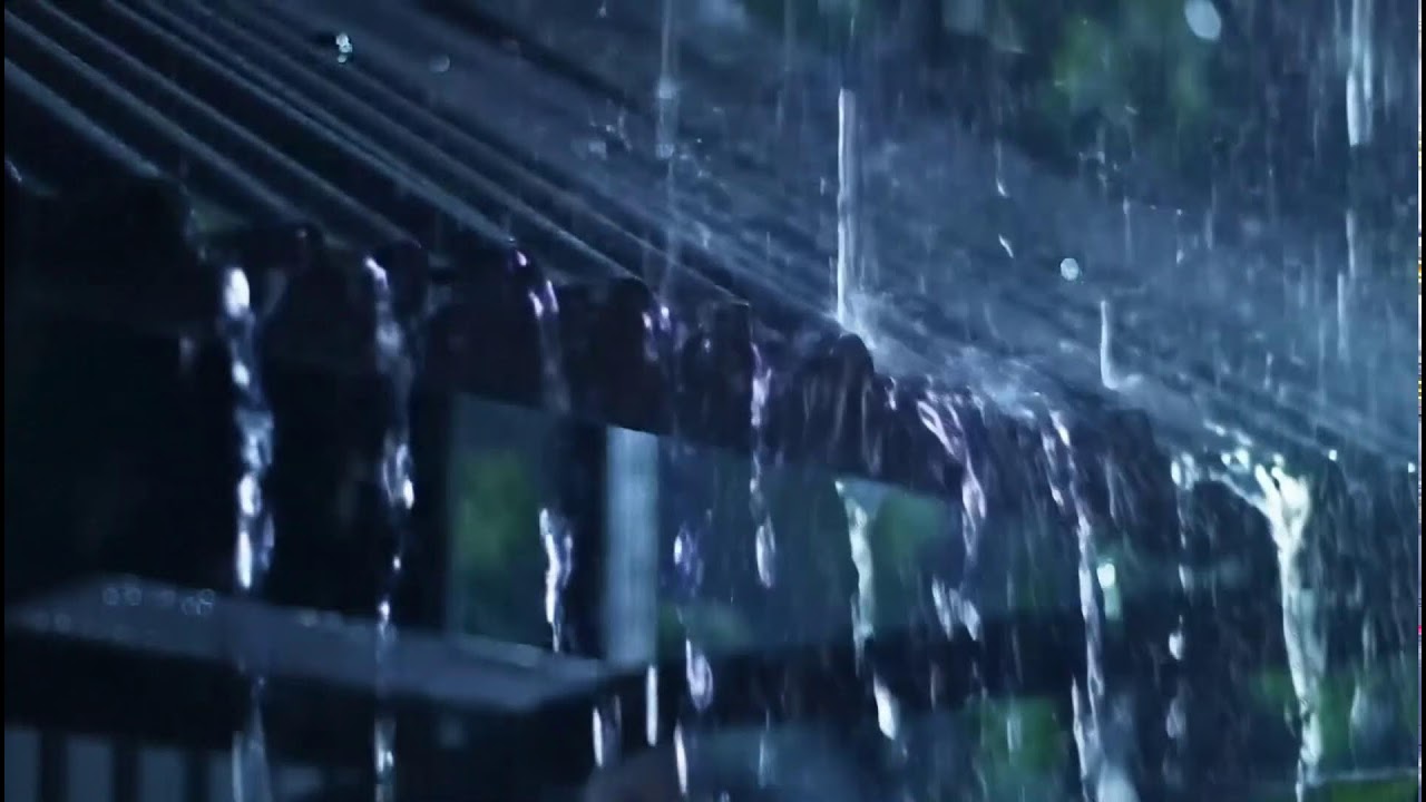 Rainy Night Ambience 🌙 | Stress Relief ASMR