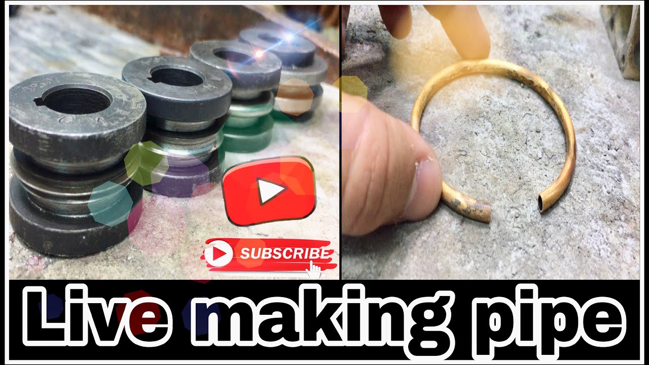 The Easiest Way Live Making Plain Pipe Bangles